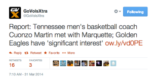 By Monday, numerous outlets were reporting on the "significant interest" in Martin
